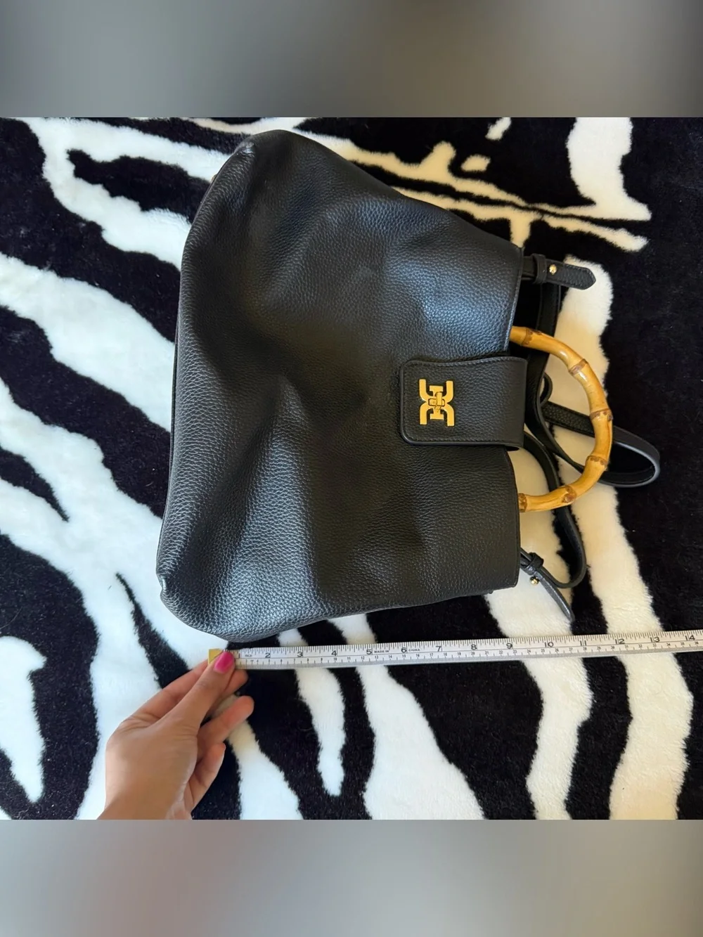 Sam Edelman lois Handbag W Bamboo Handle